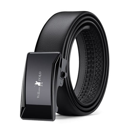 King Paul belt men's leather automatic buckle business pants belt men's pure leather belt wholesale a generation of hair