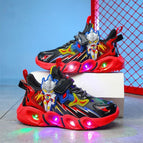 600-red-leather-[with lights] / Size 25/shoe inner length is about 15.8cm