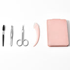 Girl pink eyebrow shaping 4-piece set