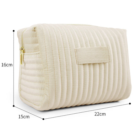 Amazon's Popular Cosmetic Bag, Velvet Velvet Large-Capacity Cosmetic Storage Bag, Travel Portable Bag, Can Be Customized