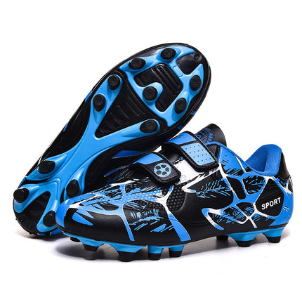 Football shoes children's broken nails spikes outdoor primary and secondary school students sneaker training match ball shoes