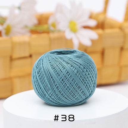 No. 10 Lace Thread Micro Hook Shuttle Weaving Handmade DIY Miniature Doll Fine Wool Crochet Ball 20g Wholesale