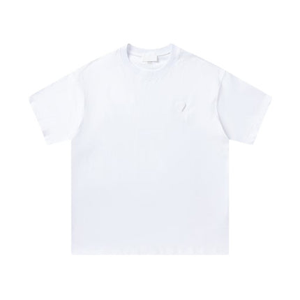 Cross-Border Am* Short-Sleeved Pure Cotton Embroidered Round Neck T-Shirt Summer Casual Loose Couple Wear Star Same Style Drop Shipping