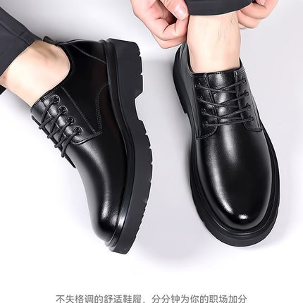 [100% full cowhide] special clearance processing leather shoes men's shoes genuine leather soft bottom non-slip business casual shoes