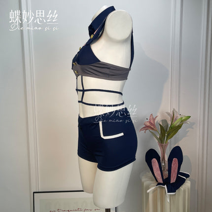 Butterfly Fantasy Sexy Lingerie Pure Desire Role Play Nick Fox Nick Pure Bunny Girl Small Chest Uniform A414