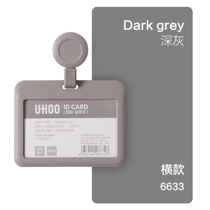 Youhe work permit work card with lanyard work card doctor nurse badge label easy pull buckle student card school