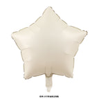 18inch cream five-pointed star