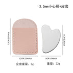 3.5mm small shape + leather case