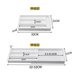 Retractable compartment storage box [white model]