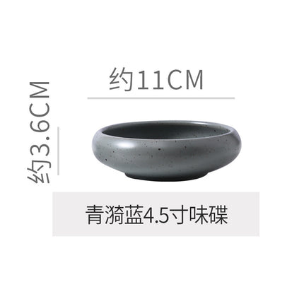 Retro Japanese Style Ceramic Bowl Creative Personality Household Rice Bowl Restaurant Special Snack Bowl Dessert Salad Bowl