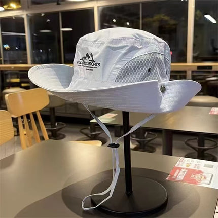 Mountain Camping Style Men's Summer Sun Hat Hiking Sun Protection Outdoor Mountaineering Anti-Uv Women's Fisherman Hat Fishing Hat