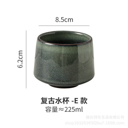 Japanese Style Kiln Change Matcha Tea Cup Creative Large Household Tea Cup Office Handy Coffee Cup Personalized Ceramic Cup