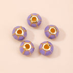 29. purple pumpkin beads 6mm