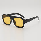 Black frame yellow film