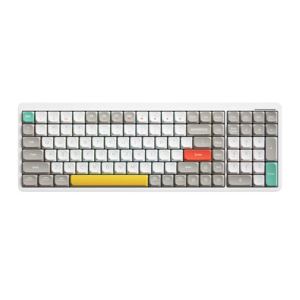 105-Key Girls' High-Looking Wireless Mechanical Keyboard with Good Words, Short-Axis Bluetooth Computer Keyboard for Office Use