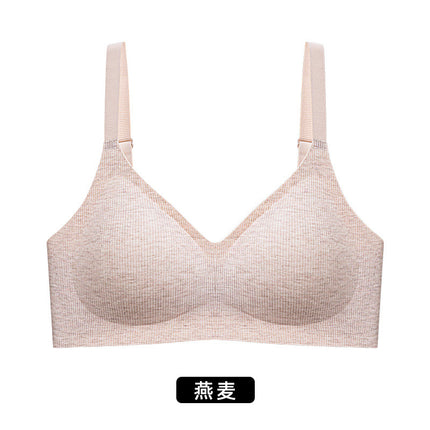 0808 Original Traceless Jelly Fixed Cup Pull-up Gather-up Anti-sagging Non-rimless Underwear Women's Bra