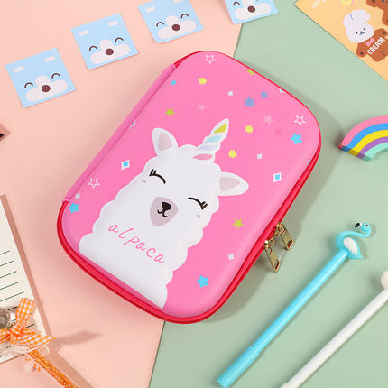 Student Cartoon Stationery Box Large Capacity Storage Box 3D Stationery Bag Cute Pencil Box Creative Pencil Bag
