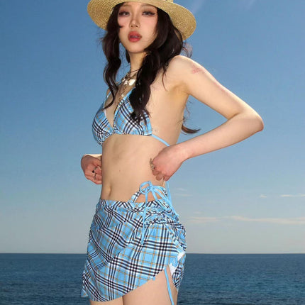 Source Manufacturer Split Bikini Sexy Swimsuit for Women with Small Breasts Push-Up Beach Resort Hot Spring Swimsuit for Women