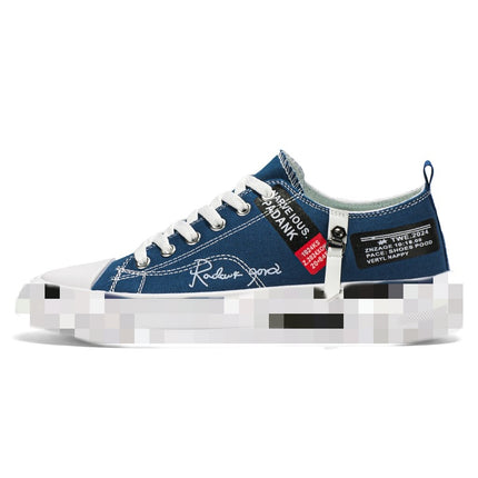 New 2025 Summer Sneakers Men's Casual Shoes Breathable Versatile Student Shoes Trendy Low-Cut Youth Canvas Shoes Men's Shoes