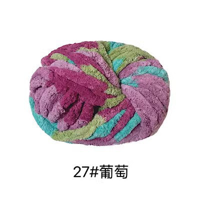 Cat Tail Extra Thick Ice Line Finger Knitting Scarf DIY Blanket Cat Nest Cushion Extra Thick Wool Ball