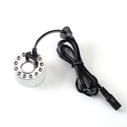 Door-type atomizing head with light (no power supply)