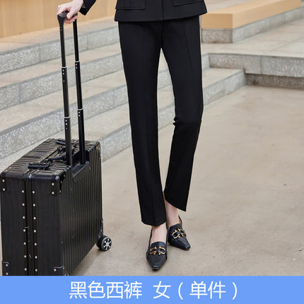Autumn and winter men's and women's double-breasted suit suit performance clothing Aviation captain uniform property hotel security work clothes men