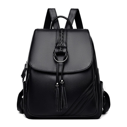 Backpack for Women, 2025 New Style, Tassel Pendant, Large Capacity Mommy Bag, Student School Bag, Outdoor Travel Bag, Export
