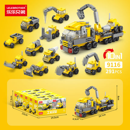 Lele Brothers 9113-9119 Project Fire Military Police Boys and Children Assembling Building Blocks Ornaments Toys