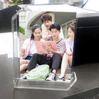 8inch transparent (15.2x20.3cm) / The bottom seat width of the photo frame is 45mm, and the other three sides are 9mm wider