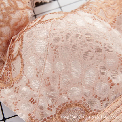 Old Vest plus size Underwear Non-steel Bra Small Chest Gathering Thickened Thin Para Breast Bra