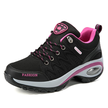 Heightened Air Cushion Women's Shoes Hiking Shoes Outdoor Shoes Casual Non-slip Breathable sneaker 41 Breathable plus size 42