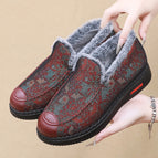 Red cotton shoes / 38