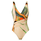 Beige one piece / One size fits all