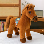 20cm / Simulated brown horse (with saddle)