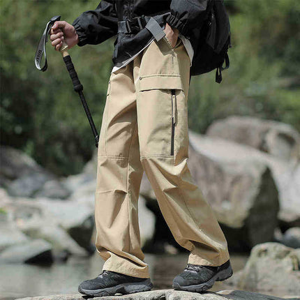 Camel HJCAMEL Tooling Pants Men's Autumn and Winter New Fashion Brand Loose Straight Waterproof Windproof Casual
