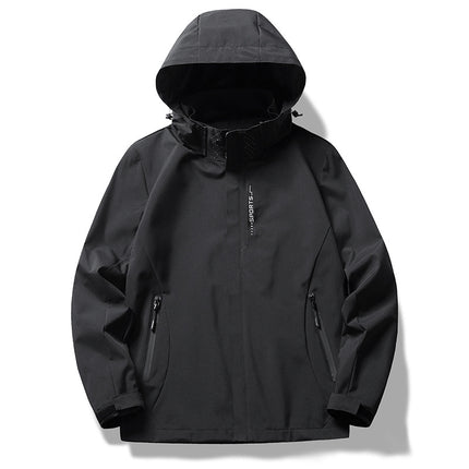 Outdoor sports clothing silver fox velvet liner windproof waterproof men and women with the same style three-in-one work clothes logo