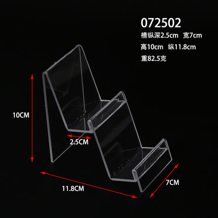 Multi-layer acrylic display stand mobile phone wallet display stand plexiglass transparent display display props