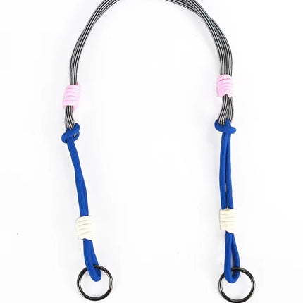 Nylon Colorful Creative Braided Rope Universal Summer Women's Rope Side-Span Double Buckle Twist Rope Homemade Braided Bag Shoulder Strap