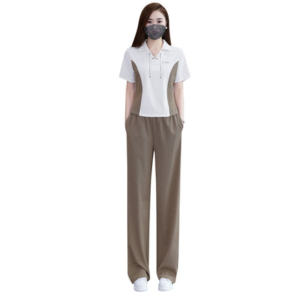 High-End Product 2026 Summer New Style Women's Suit, High-End, Stylish, Age-Reducing, Slimming, Plus-Size Women's Two-Piece Set