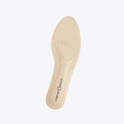 Self-Paste High-Heel Insoles Women's Soft Sole Comfortable Latex Leather Pad Heart Leather Shoes Sweat-Absorbing Breathable Single-layer Shoes Real Cowhide Non-Slip for Summer
