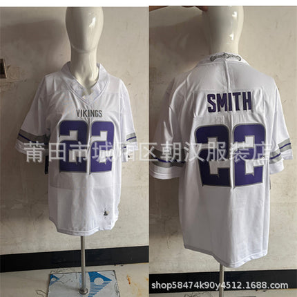 Foreign trade wholesale ball Vikings football jersey 19# Thielen 33# COOK 18 Jefferson