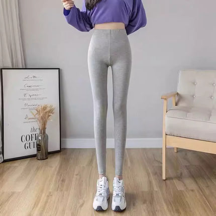 Source Nine-Point Thin Slim Fit Can Be Worn Outside in Spring and Autumn High-Elastic Seven-Point High-Waist Seamless Non-Curling Yoga Hair Replacement