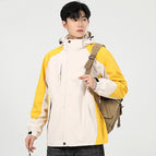 Hs-8898s men's style-beige [removable mink velvet liner] / L