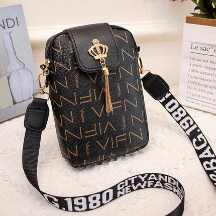 New printed mobile phone bag 2023 autumn simple fashion Joker messenger bag girl bag foreign trade bag wholesale