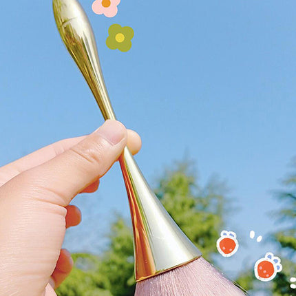 Rose Gold Powder Blush Brush Professional Make Up Brush Large Cosmetic Face Cont Cosmetic Face Cont brocha colorete Make Up Tool