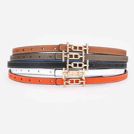 Double-sided Use Women's Small Belt Decoration with Dress Waistline Decoration Trousers Small Belt Simple and Generous