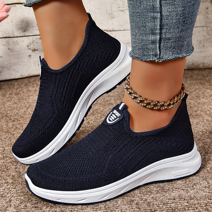 Women's Shoes, New Summer Style, Breathable Women's Shoes, Cross-Border Large Size Temu Casual Shoes, Soft Sole, Lightweight Slip-On Shoes