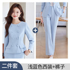 Light blue (suit + pants) / S