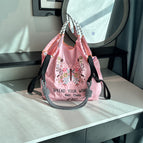 Pink butterfly flower / Medium m