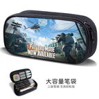 Waterproof, scratch-proof, non-fading, large-capacity three-layer pencil case / B44359